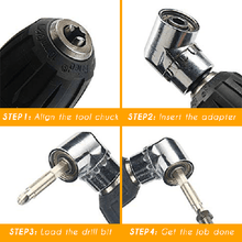 Load image into Gallery viewer, Right Angle Drill Adapter