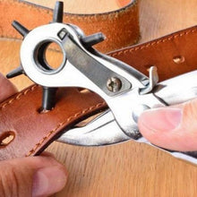 Load image into Gallery viewer, HOUSEHOLD REVOLVING LEATHER HOLE PUNCHER