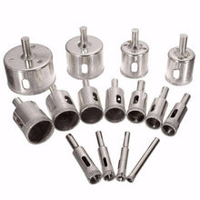 Load image into Gallery viewer, Diamond Hole Saw Drill Bit Set