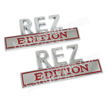 Load image into Gallery viewer, 2 Pack REZ Edition Emblem Fender Badge
