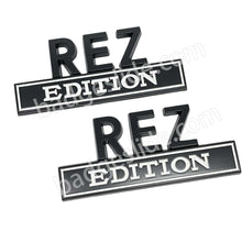 Load image into Gallery viewer, 2 Pack REZ Edition Emblem Fender Badge
