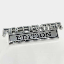 Load image into Gallery viewer, FIREFIGHTER Edition Metal Emblem Badge
