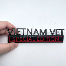 Load image into Gallery viewer, Vietnam Vet Edition Metal Badge Car Emblem
