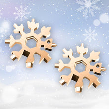 Load image into Gallery viewer, ⛄🎄🎁🎅Christmas idea🥰18-IN-1 SNOW-SHAPED STAINLESS STEEL MULTI-TOOL
