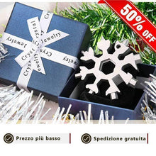 Load image into Gallery viewer, ⛄🎄🎁🎅Christmas idea🥰18-IN-1 SNOW-SHAPED STAINLESS STEEL MULTI-TOOL
