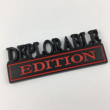 Load image into Gallery viewer, 2pcs Deplorable Edition Car Metal Badge
