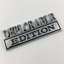 Load image into Gallery viewer, 2pcs Deplorable Edition Car Metal Badge
