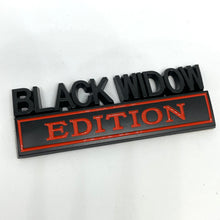 Load image into Gallery viewer, The Original BLACK WIDOW Edition Emblem Fender Badge
