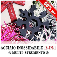 Load image into Gallery viewer, ⛄🎄🎁🎅Christmas idea🥰18-IN-1 SNOW-SHAPED STAINLESS STEEL MULTI-TOOL
