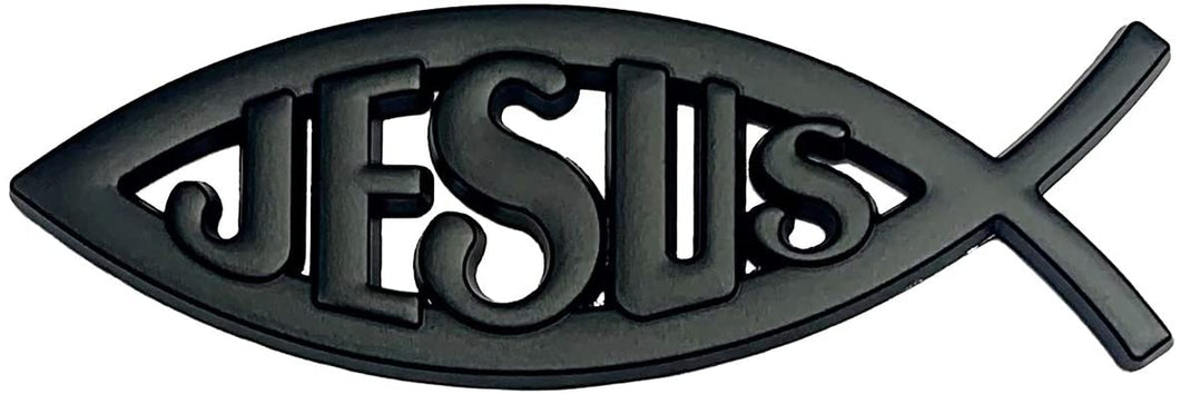 THE ORIGINAL JESUS FISH EDITION EMBLEM FENDER BADGE