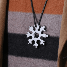 Load image into Gallery viewer, ⛄🎄🎁🎅Christmas idea🥰18-IN-1 SNOW-SHAPED STAINLESS STEEL MULTI-TOOL
