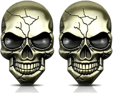 Load image into Gallery viewer, Deselen Metal Skull Decal Sticker
