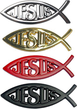 Load image into Gallery viewer, THE ORIGINAL JESUS FISH EDITION EMBLEM FENDER BADGE
