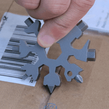 Load image into Gallery viewer, ⛄🎄🎁🎅Christmas idea🥰18-IN-1 SNOW-SHAPED STAINLESS STEEL MULTI-TOOL
