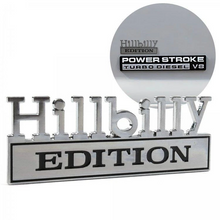 Load image into Gallery viewer, “Hillbilly Edition” Car Badge

